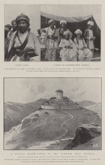 De Waziri-expeditie door Charles Auguste Loye